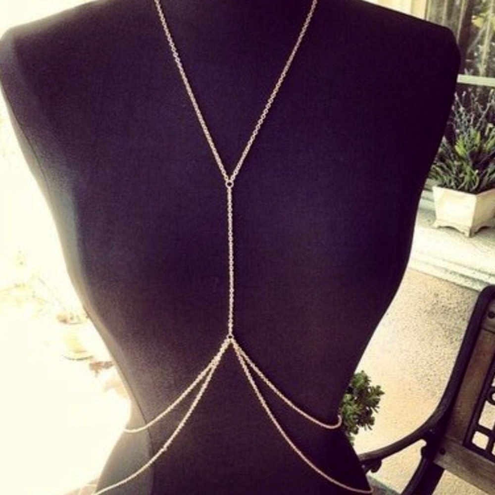 Custom Made Gold Body Chain